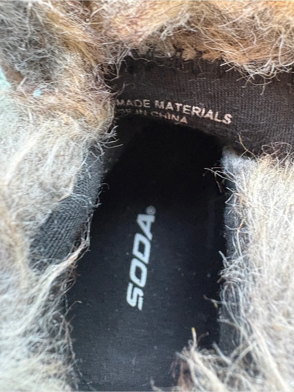 Soda Tan Faux-Fur Lined Lace-Up Winter Boots